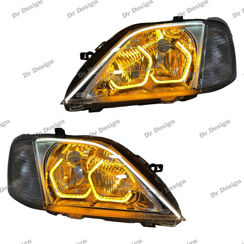 چراغ اسپرت ال 90 طرح هگزا طلایی