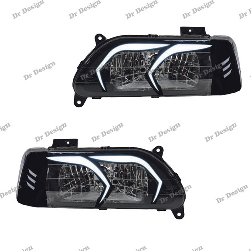 چراغ جلو اسپرت پراید طرح بنز سفید