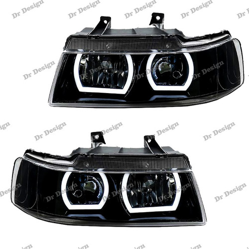 چراغ جلو اسپرت سمند طرح یو سفید