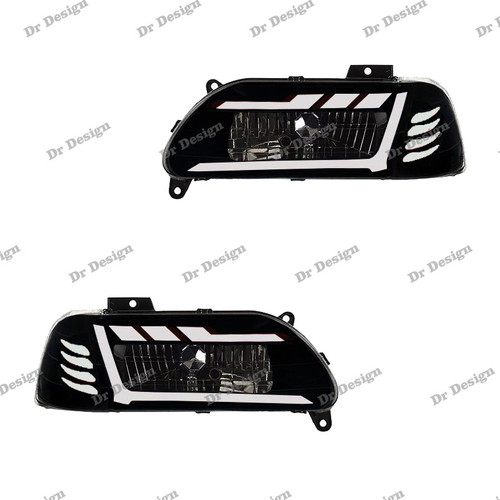 چراغ جلو اسپرت پراید طرح آئودی سفید