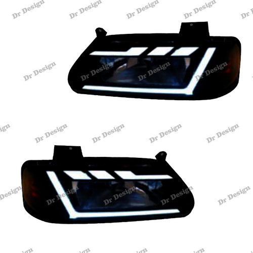 چراغ جلو اسپرت پراید طرح آئودی سفید