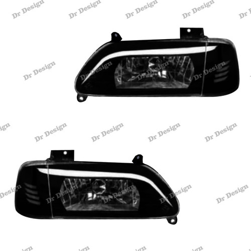 چراغ جلو اسپرت پراید طرح بنز سی کلاس سفید