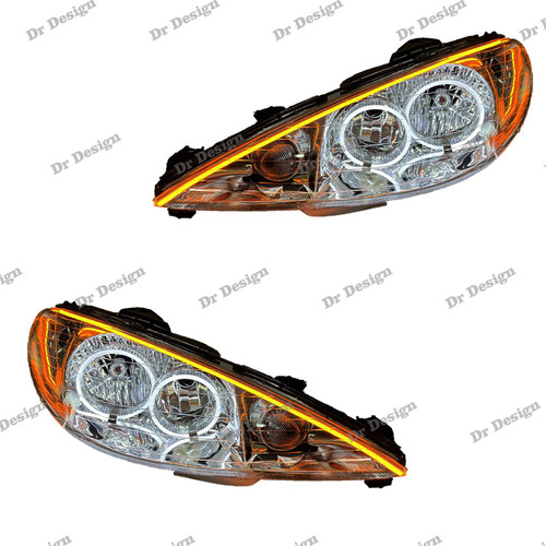 چراغ جلو اسپرت 206 طرح انگری