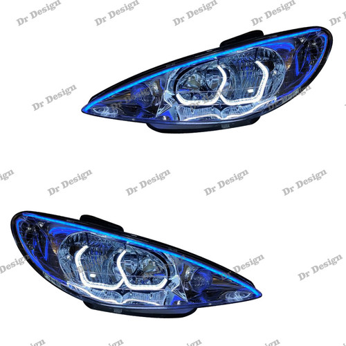 چراغ جلو اسپرت 206 طرح انگری