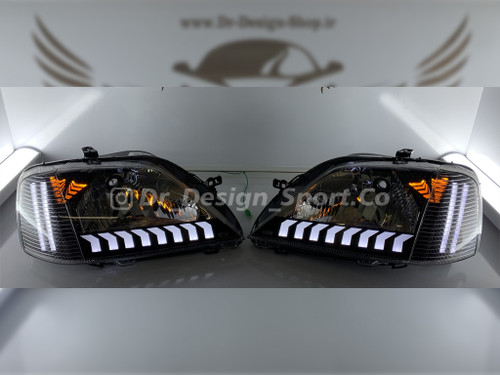 چراغ جلو اسپرت ال نود طرح سیویک سفید