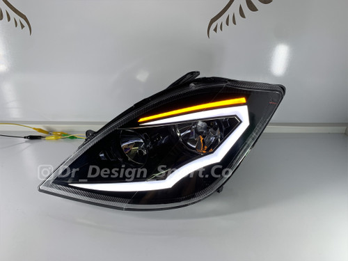 چراغ جلو اسپرت تیبا مدل کادنزا سفید