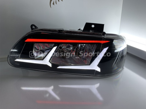 چراغ جلو اسپرت پراید طرح اونتادور سفید قرمز