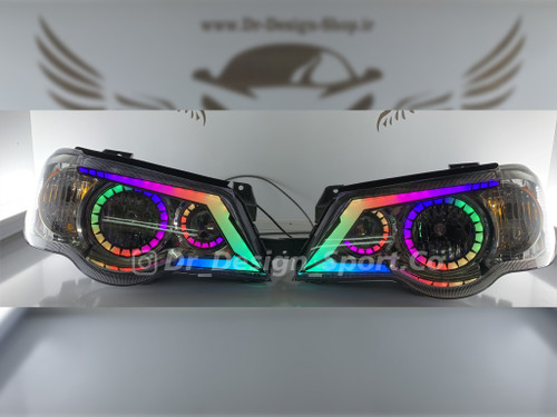 چراغ جلو اسپرت پراید 132 و 111 طرح اف 500 فولکالر